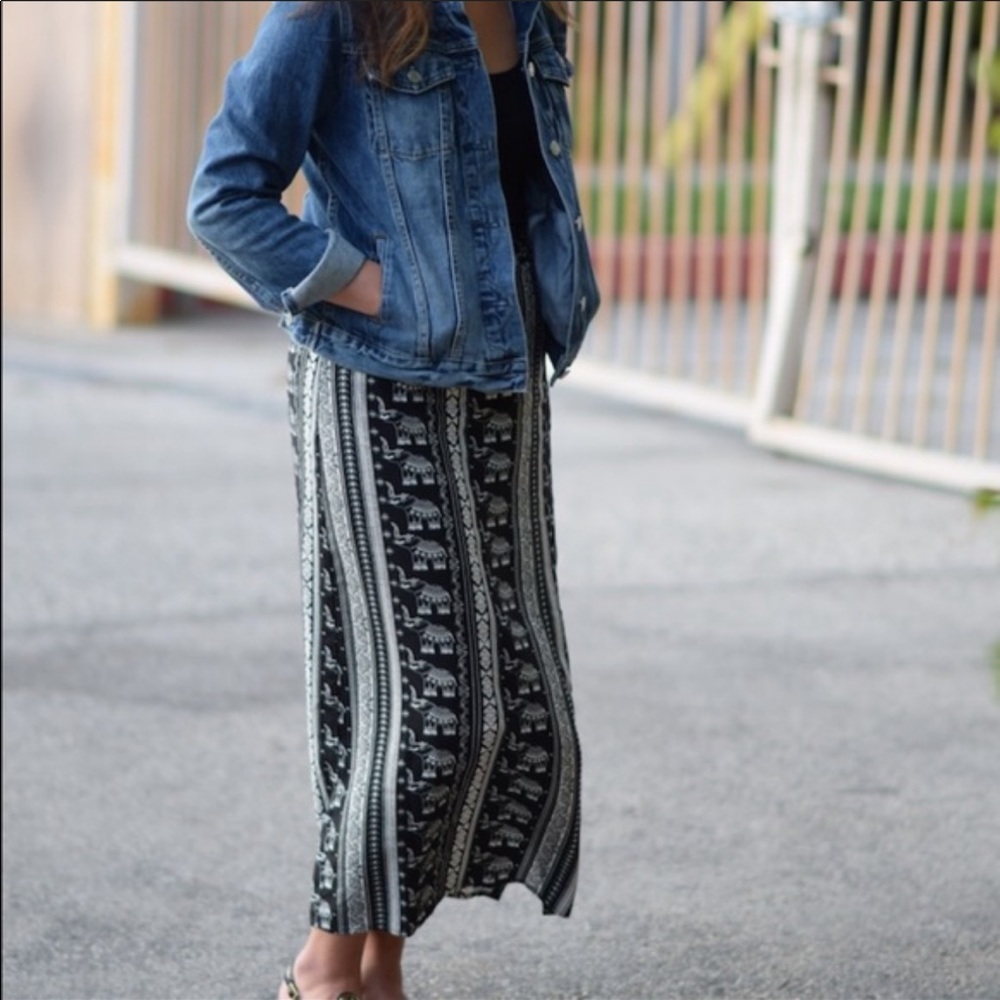 H&M Coachella Elephant Skirt